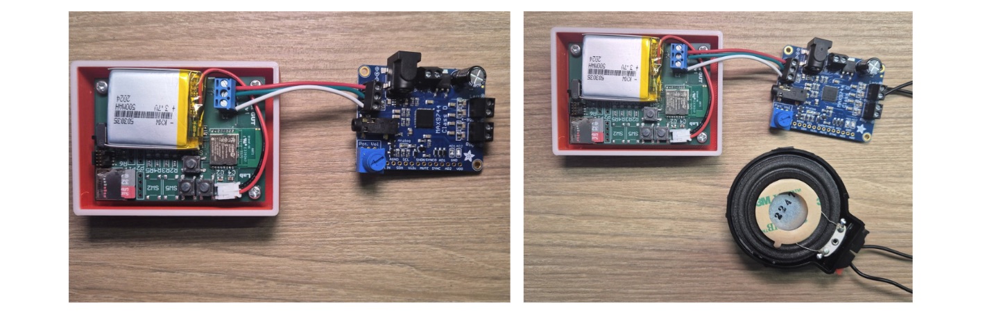 An image shows wehre to connect an external actuator and its drive unit